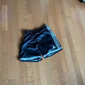 Black Addidas soccer shorts